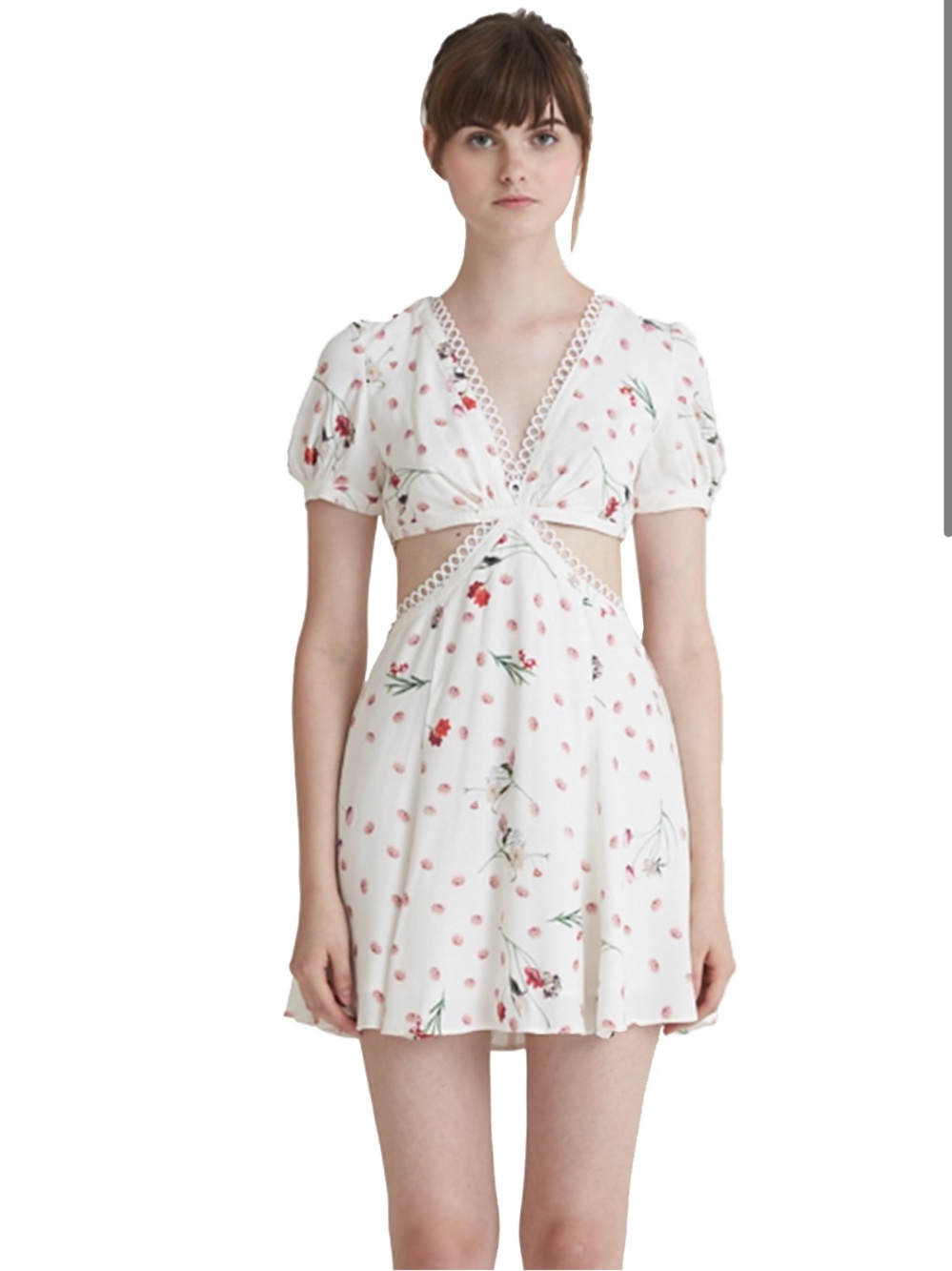 Aijek Sydney cut-out mini dress summer dress XS